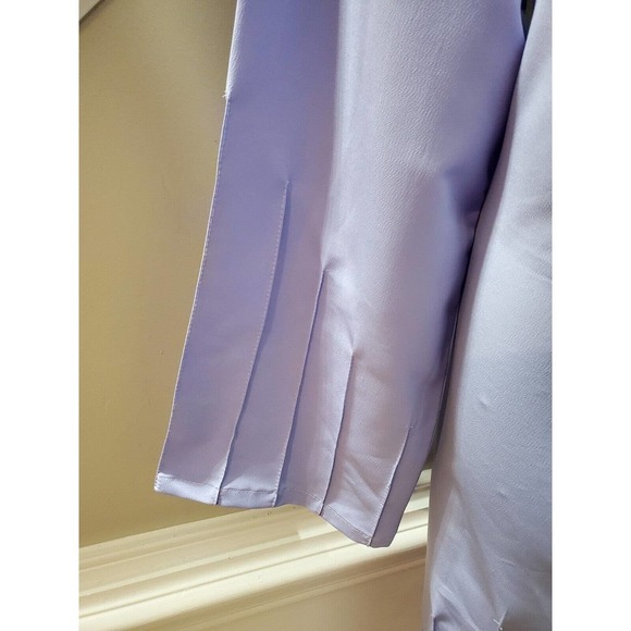 East Essence Blue Polyester Plain Koshibo Long Sleeve Knee Length Abaya Dress XL - Picture 5 of 11